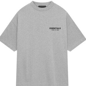 FEAR OF GOD ESSENTIALS T-SHIRT LIGHT HEATHER GRAY